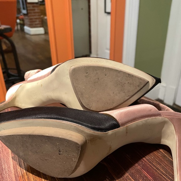 Stella McCartney black & blush heeled sandal - 9.5 - Picture 7 of 7